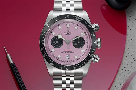 tudor black bay chrono pink release date|tudor chrono pink qr code.